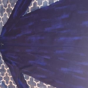Eileen Fisher open cardigan black and blue size PP